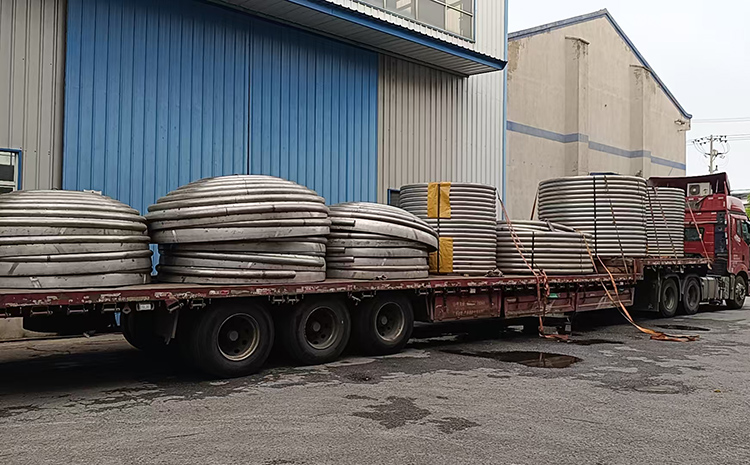 不銹鋼封頭盤管，盤管加工就找龍賢